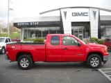 2007 Fire Red GMC Sierra 1500 SLE Extended Cab 4x4 #28092353