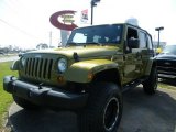 2007 Rescue Green Metallic Jeep Wrangler Unlimited Sahara #28092253