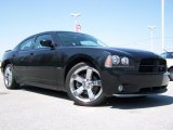 2008 Brilliant Black Crystal Pearl Dodge Charger R/T #28143355