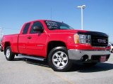 2007 Fire Red GMC Sierra 1500 SLE Extended Cab 4x4 #28143367