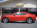 2010 Inferno Orange Metallic Chevrolet Camaro LT Coupe #28143901