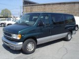 Deep Emerald Green Metallic Ford E Series Van in 2000