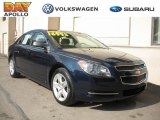 2009 Imperial Blue Metallic Chevrolet Malibu LS Sedan #28143448