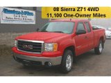 2008 Fire Red GMC Sierra 1500 SLE Extended Cab 4x4 #28196426