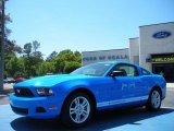 2010 Grabber Blue Ford Mustang V6 Coupe #28196323