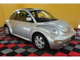 Silver Metallic Volkswagen New Beetle in 1999