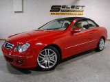 2008 Mars Red Mercedes-Benz CLK 350 Cabriolet #28196340