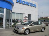 2007 Borrego Beige Metallic Honda Civic LX Sedan #28196352