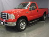 2006 Red Clearcoat Ford F350 Super Duty XLT Regular Cab 4x4 #28196564