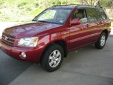 2001 Sundown Red Pearl Toyota Highlander Limited 4WD #28196570