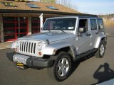 2009 Bright Silver Metallic Jeep Wrangler Unlimited Sahara 4x4 #28247475