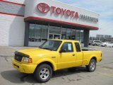 Chrome Yellow Ford Ranger in 2003