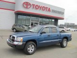 2005 Atlantic Blue Pearl Dodge Dakota SLT Quad Cab 4x4 #28246923