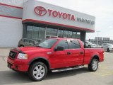 2008 Bright Red Ford F150 FX4 SuperCrew 4x4 #28246926