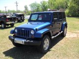 2010 Deep Water Blue Pearl Jeep Wrangler Unlimited Sahara 4x4 #28364653
