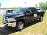 2010 Brilliant Black Crystal Pearl Dodge Ram 2500 Big Horn Edition Crew Cab 4x4 #28364654