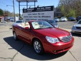 2008 Inferno Red Crystal Pearl Chrysler Sebring Limited Convertible #28364428