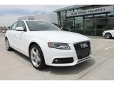 2010 Ibis White Audi A4 2.0T Sedan #28364479