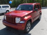 2008 Inferno Red Crystal Pearl Jeep Liberty Sport #28397561