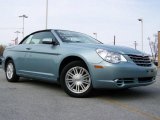 2009 Clearwater Blue Pearl Chrysler Sebring Touring Convertible #28402693