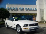 2009 Performance White Ford Mustang V6 Convertible #2829994