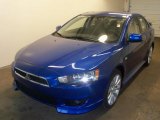 2010 Octane Blue Metallic Mitsubishi Lancer GTS #28402743