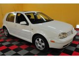 Candy White Volkswagen Golf in 2000