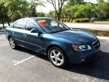 2007 Silver Blue Hyundai Sonata Limited V6 #28402600