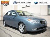 2007 Seattle Light Blue Hyundai Elantra SE Sedan #28402774