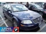 2003 Indigo Blue Pearl Volkswagen Passat GLS Wagon #28402954