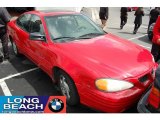 1999 Bright Red Pontiac Grand Am SE Sedan #28402959