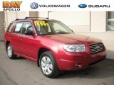 2008 Garnet Red Pearl Subaru Forester 2.5 X #28402779