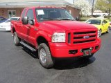 2005 Red Clearcoat Ford F250 Super Duty XLT SuperCab 4x4 #28403208