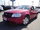 2009 Inferno Red Crystal Pearl Dodge Avenger SXT #28402631