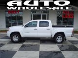 2009 Super White Toyota Tacoma V6 SR5 PreRunner Double Cab #28403095