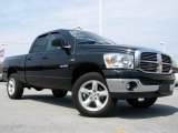 2008 Brilliant Black Crystal Pearl Dodge Ram 1500 Big Horn Edition Quad Cab 4x4 #28461272