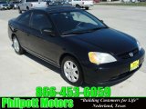 2001 Nighthawk Black Pearl Honda Civic EX Coupe #28461559