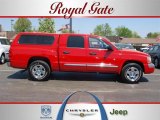 2006 Flame Red Dodge Dakota Laramie Quad Cab 4x4 #28461290