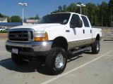 2000 Oxford White Ford F250 Super Duty Lariat Crew Cab 4x4 #28461793