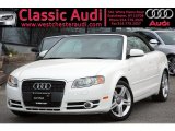 2007 Ibis White Audi A4 2.0T Cabriolet #28461795