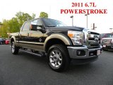 2011 Tuxedo Black Metallic Ford F250 Super Duty Lariat Crew Cab 4x4 #28461462