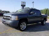 2010 Blue Granite Metallic Chevrolet Silverado 1500 LT Crew Cab 4x4 #28461610