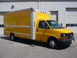 2007 Yellow GMC Savana Cutaway 3500 Commercial Cargo Van #28527716