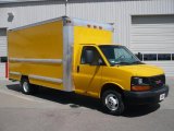 2007 Yellow GMC Savana Cutaway 3500 Commercial Cargo Van #28527717