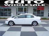 2007 Taffeta White Honda Civic EX Sedan #28527799