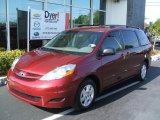 2009 Salsa Red Pearl Toyota Sienna LE #28527470