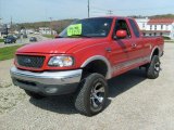 2003 Bright Red Ford F150 FX4 SuperCab 4x4 #28527614