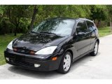 2001 Pitch Black Ford Focus ZX3 Coupe #28527617