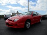 2000 Bright Red Pontiac Sunfire SE Coupe #28528091