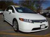 2007 Taffeta White Honda Civic LX Sedan #28595199